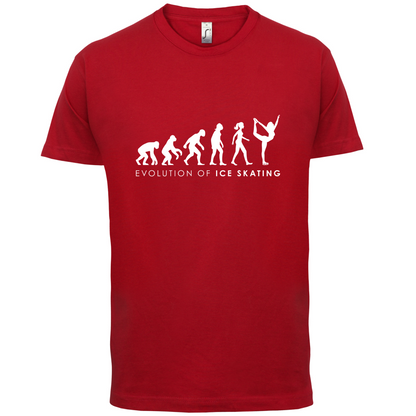 Evolution Of Woman Ice Skating T Shirt
