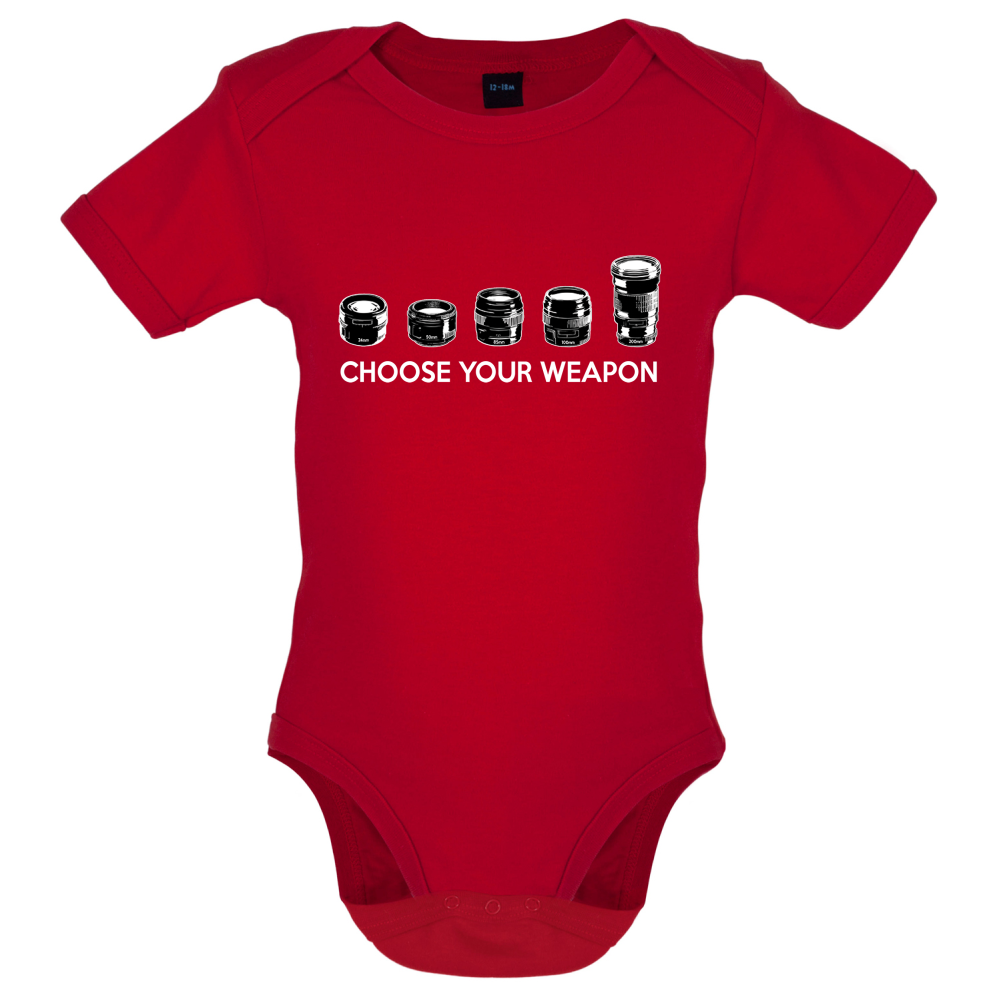 Choose your Weapon (Camera Lenses) Baby T Shirt