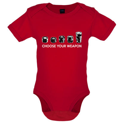 Choose your Weapon (Camera Lenses) Baby T Shirt
