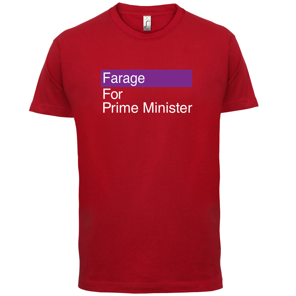 Farage for Prime Minister T Shirt