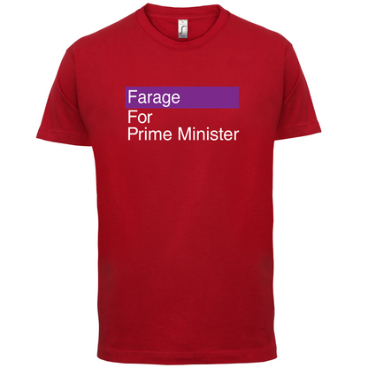 Farage for Prime Minister T Shirt