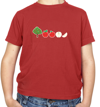 Evolution Of Apple Kids T Shirt
