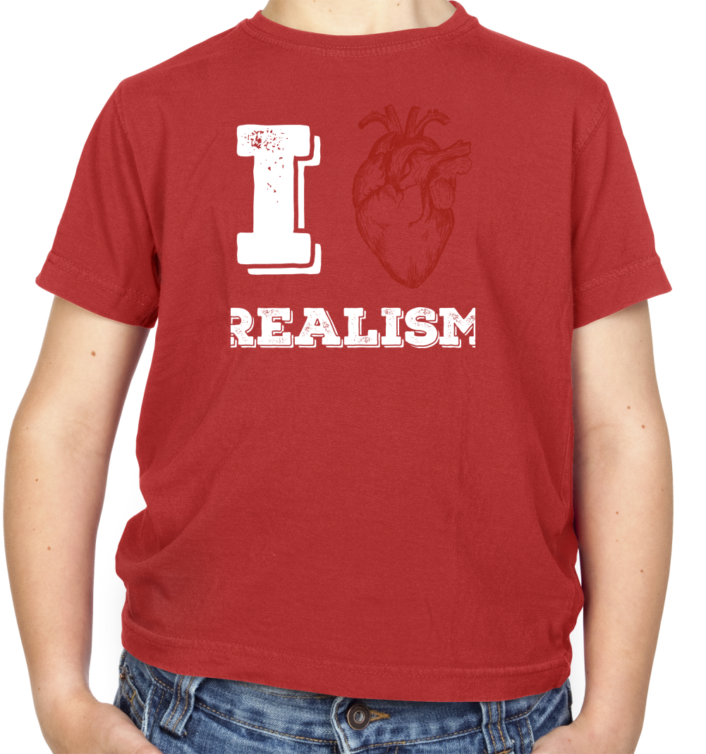 I Heart Realism Kids T Shirt