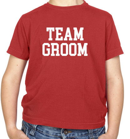 Team Groom  Kids T Shirt