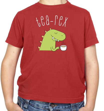 Tea-Rex Kids T Shirt
