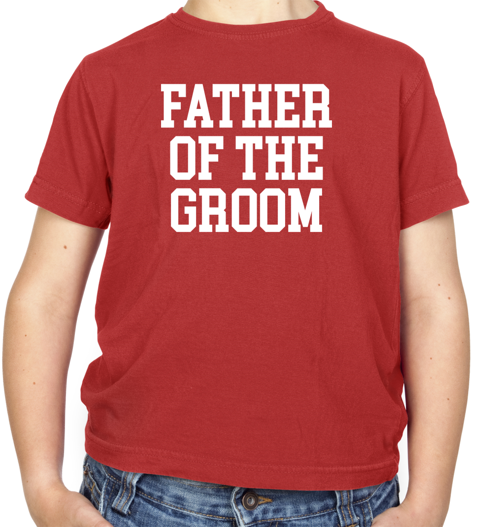 Father Of The Groom Kids T Shirt