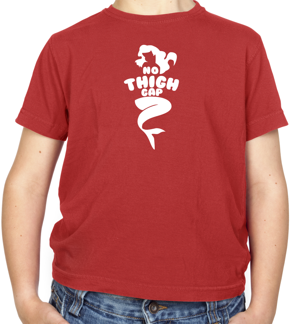 No Thigh Gap Kids T Shirt