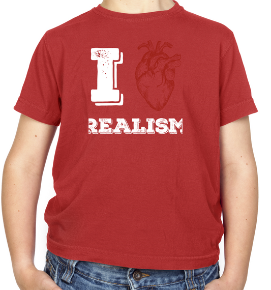 I Heart Realism Kids T Shirt