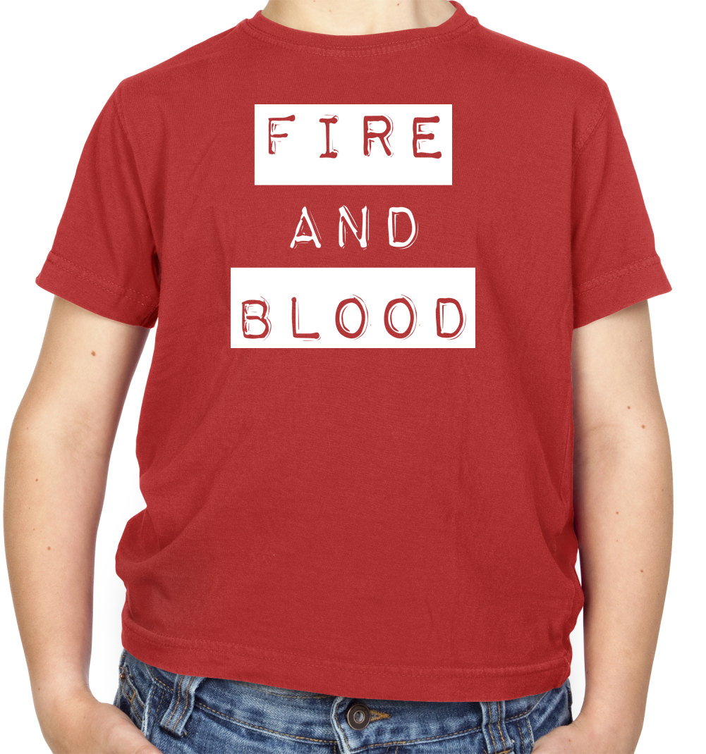 GOT House Saying -Targaryen Kids T Shirt