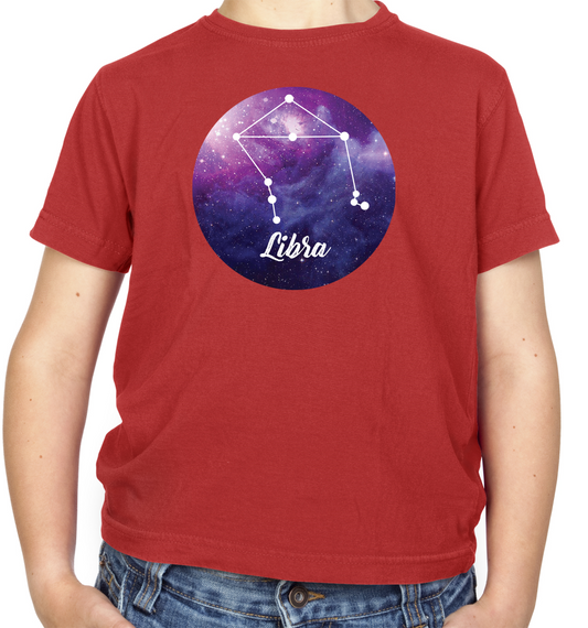 Libra Sign Kids T Shirt