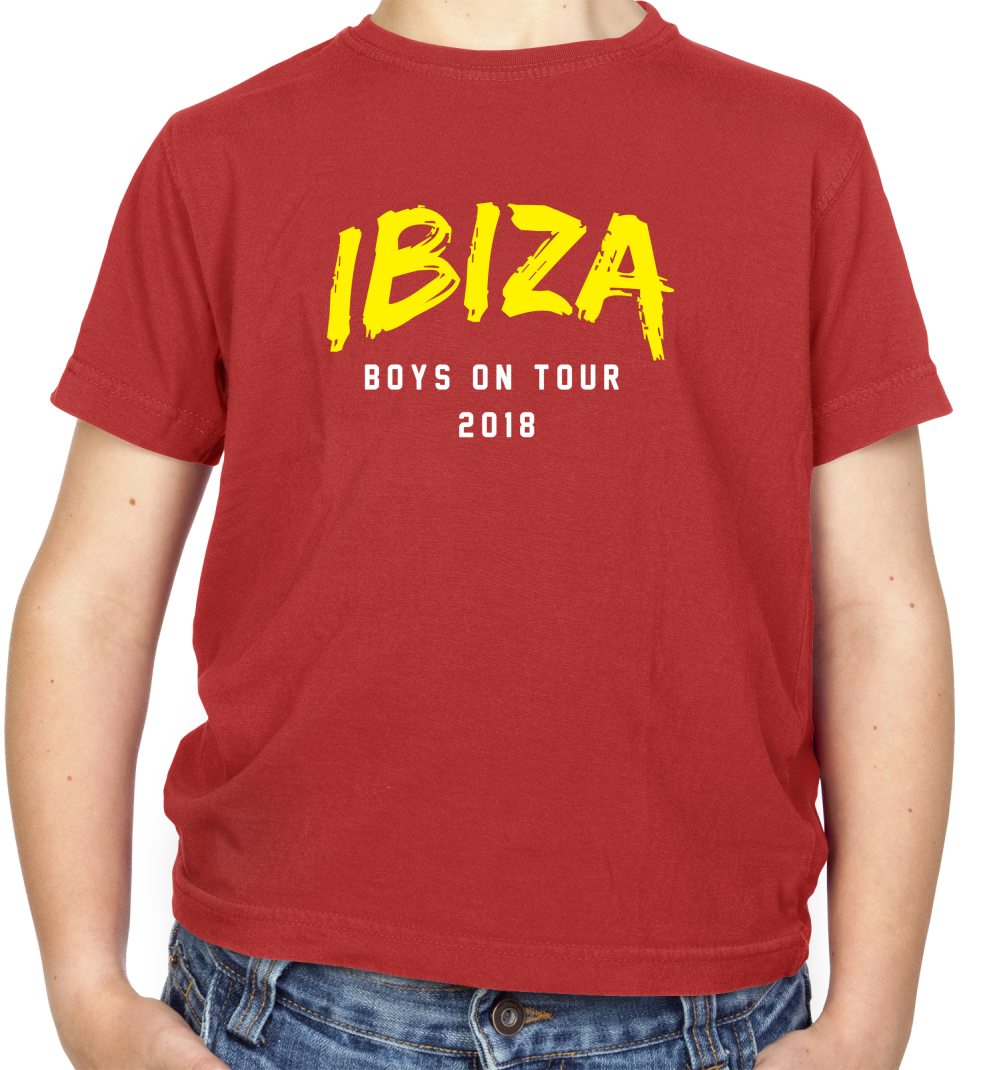 Boys On Tour Ibiza Kids T Shirt