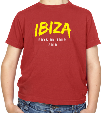 Boys On Tour Ibiza Kids T Shirt
