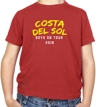 Boys On Tour Costa Del Sol Kids T Shirt