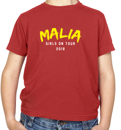 Girls On Tour Malia Kids T Shirt