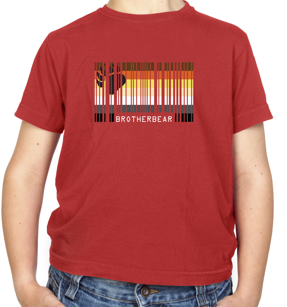 LGBT Barcode Flags - Brother Bear Kids T Shirt