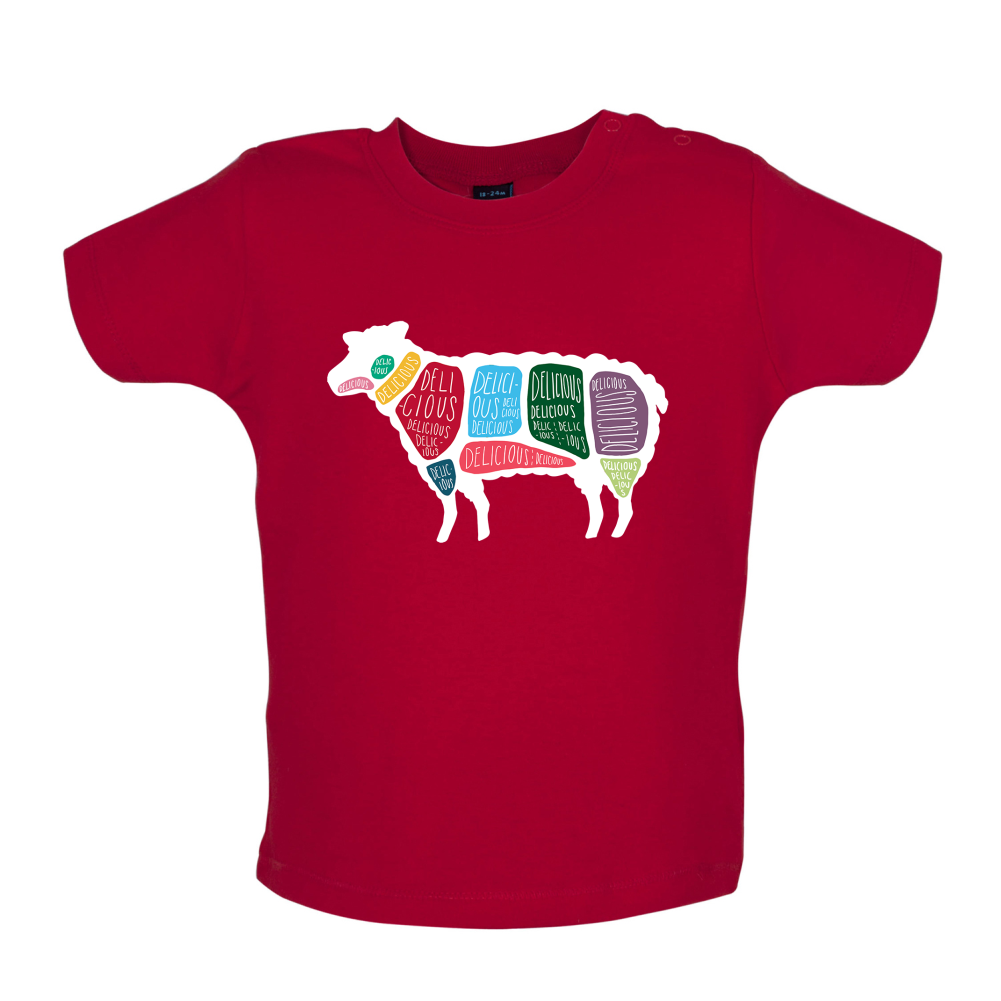 Delicious Sheep Baby T Shirt
