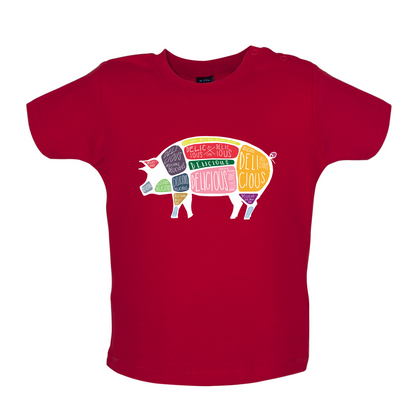 Delicious Pig Baby T Shirt