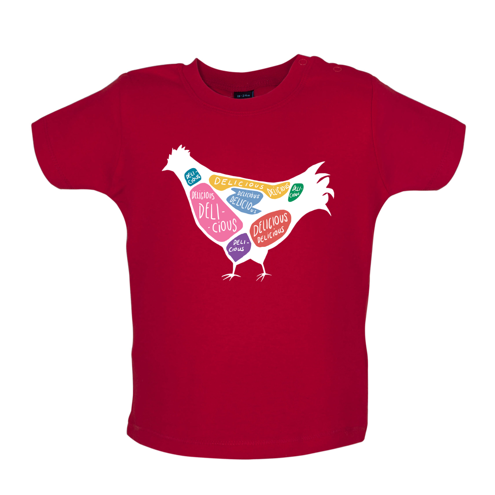 Delicious Chicken Baby T Shirt