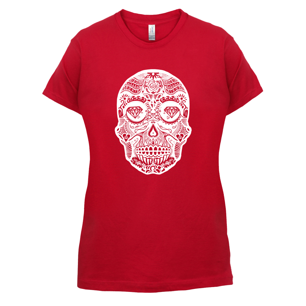 Mexican Sugar Candy Skull T Shirt