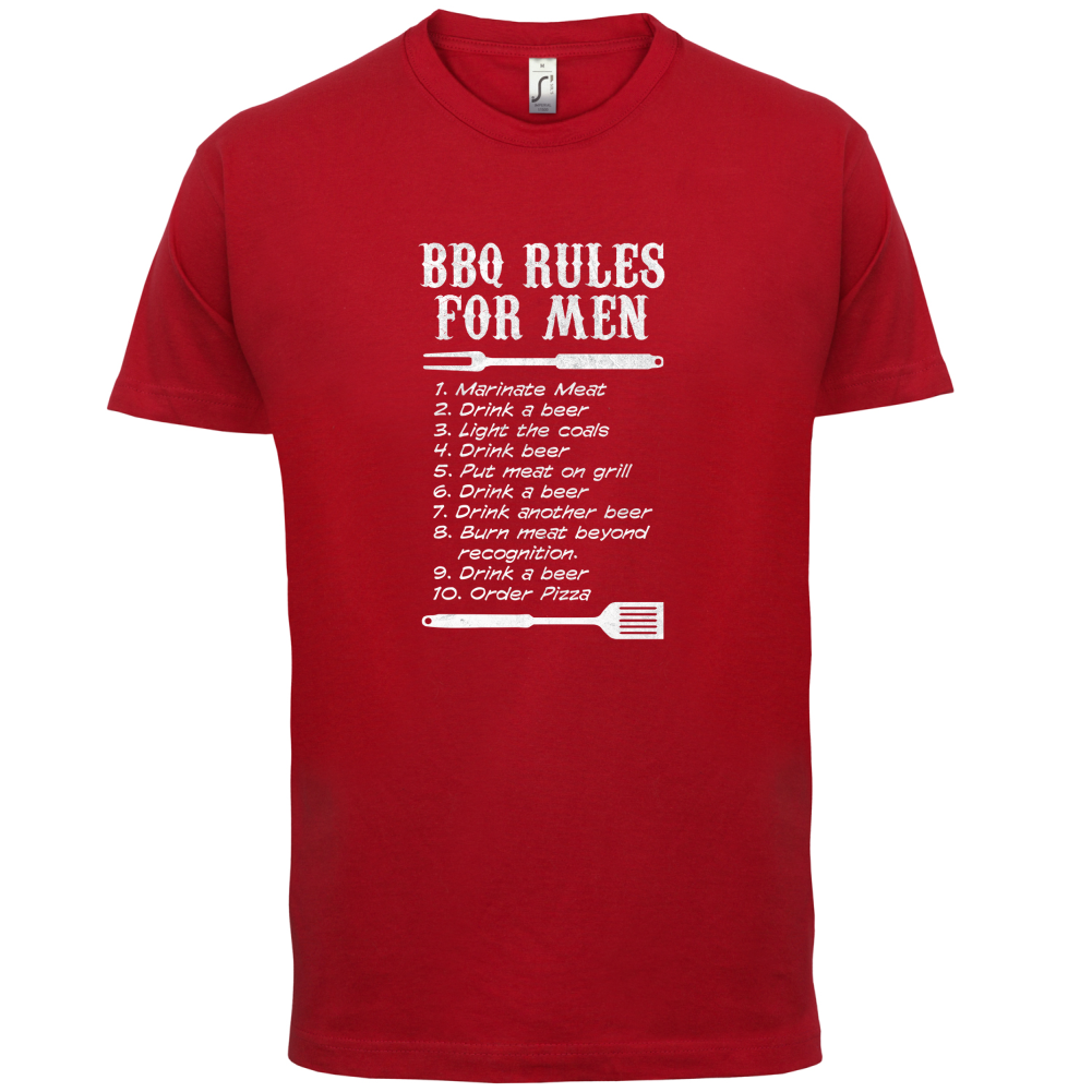 BBQ Rules for MEN T Shirt