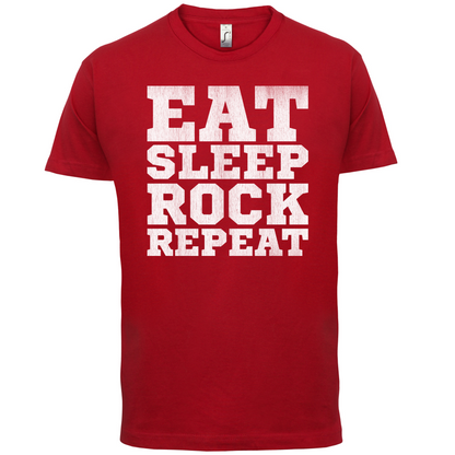 Eat Sleep Rock REPEAT T Shirt