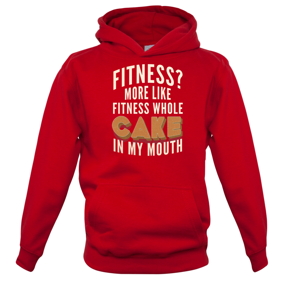 Fitness Cake In My Mouth Kids T Shirt