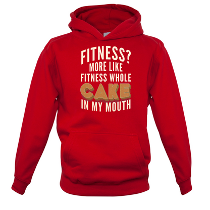 Fitness Cake In My Mouth Kids T Shirt