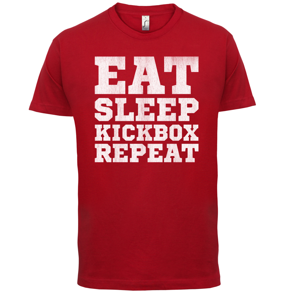 Eat Sleep Kickbox REPEAT T Shirt