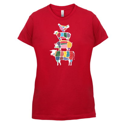 Meat Stack Diagram T Shirt