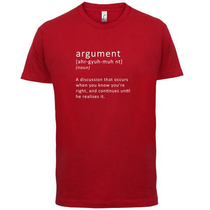 Funny Definition Argument T Shirt