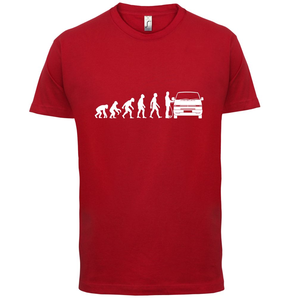 Evolution of Man T4 Campervan T Shirt