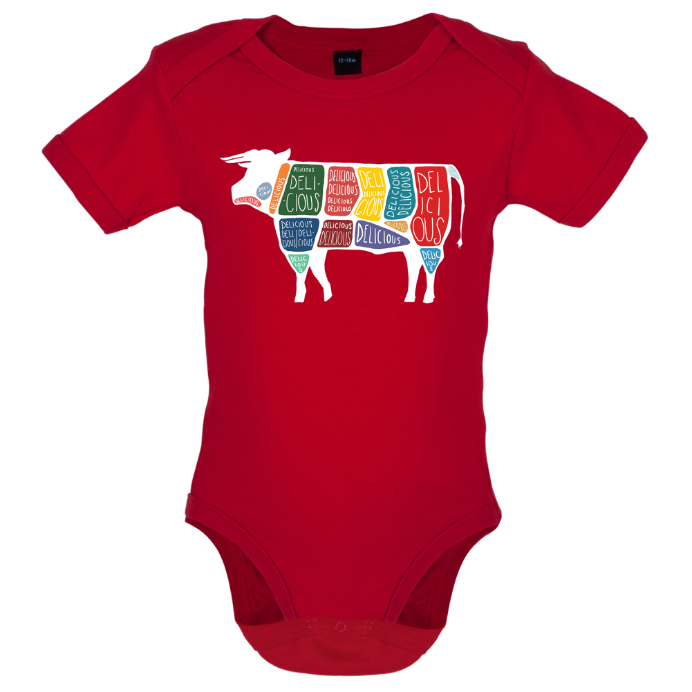 Delicious Cow Baby T Shirt