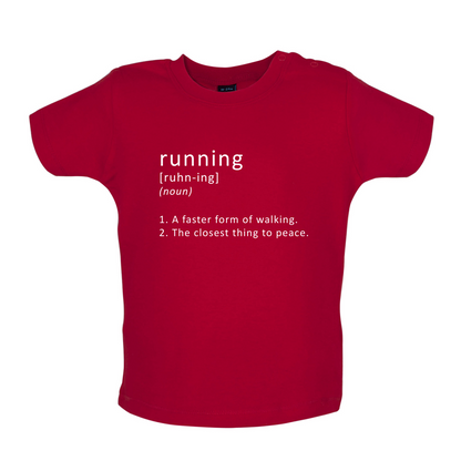 Funny Definition Running Baby T Shirt