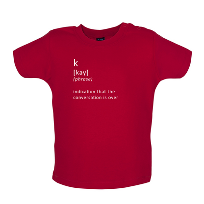 Funny Definition K Baby T Shirt