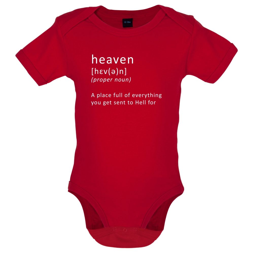 Funny Definition Heaven Baby T Shirt