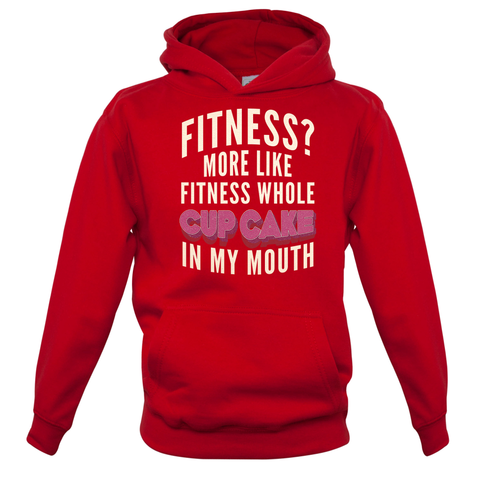 Fitness Cupcake In My Mouth Kids T Shirt