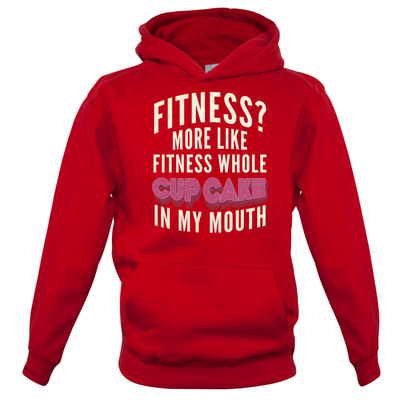 Fitness Cupcake In My Mouth Kids T Shirt