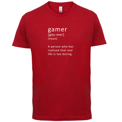 Funny Definition Gamer T Shirt
