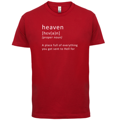 Funny Definition Heaven T Shirt