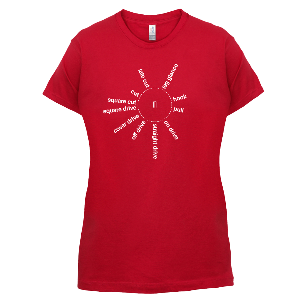 Cricket Batting Angles T Shirt