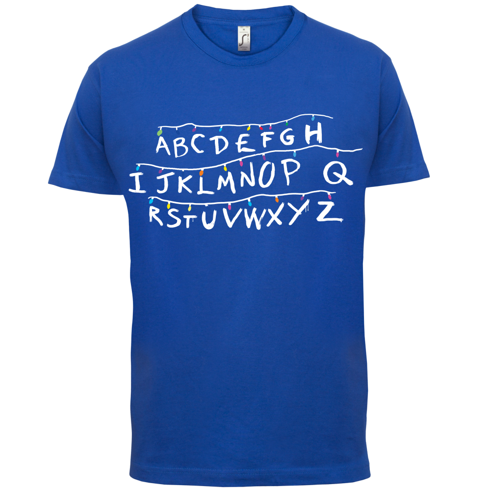 Stranger Alphabet T Shirt
