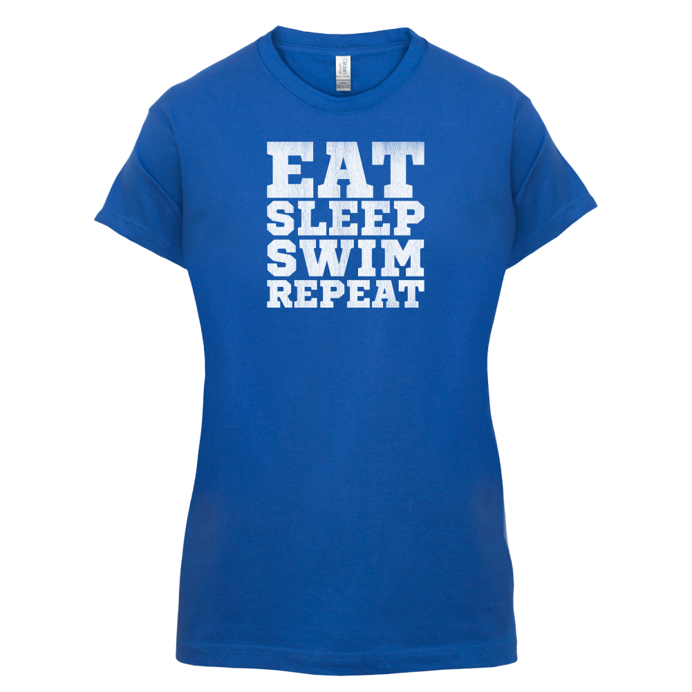 Eat Sleep Swim Repeat T Shirt