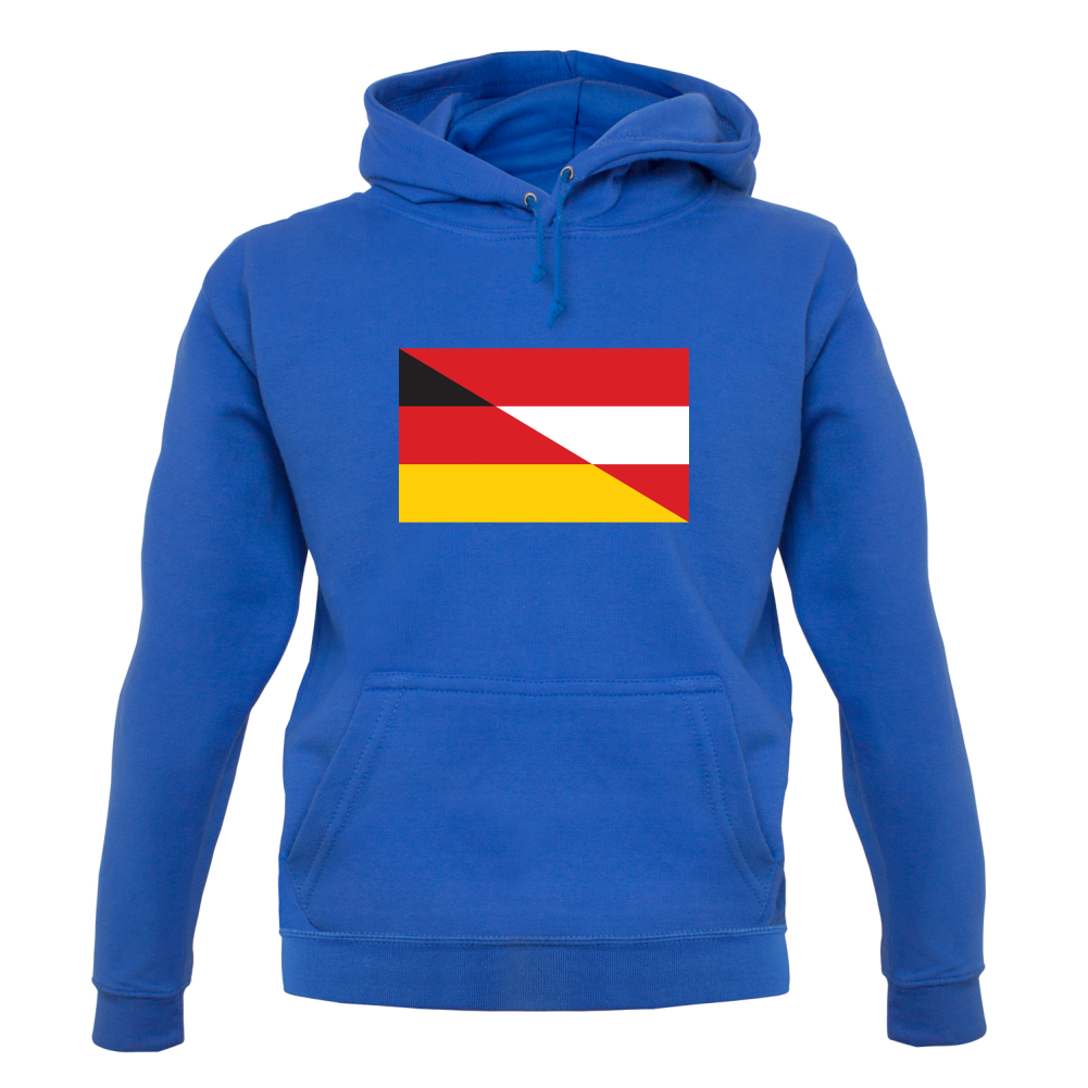 Half German Half Austrian Flag T Shirt