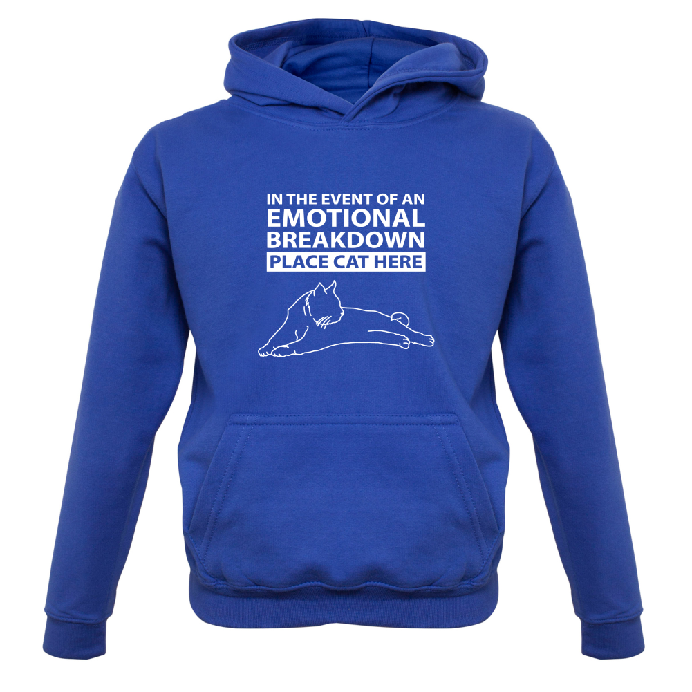 Emotional Breadown Place Cat Here Kids T Shirt