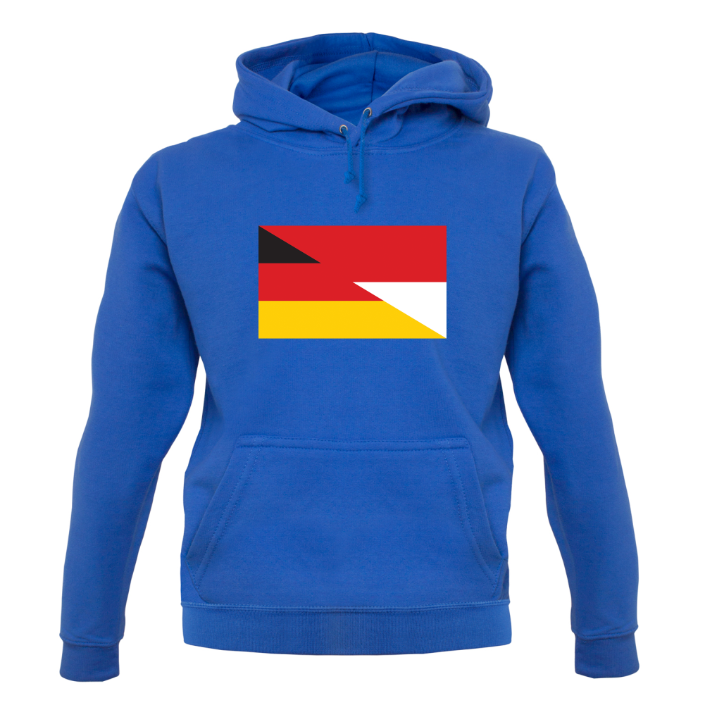 Half German Half Polish Flag T Shirt