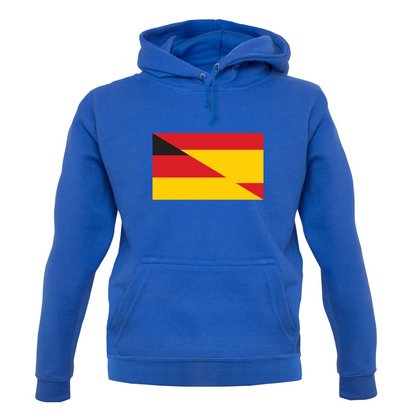 Half German Half Spanish Flag T Shirt