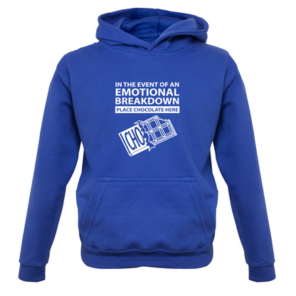 Emotional Breadown Place Chocolate Here Kids T Shirt