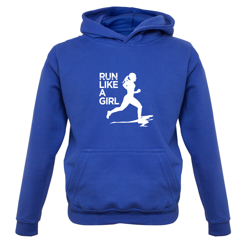 Run Like A Girl Kids T Shirt