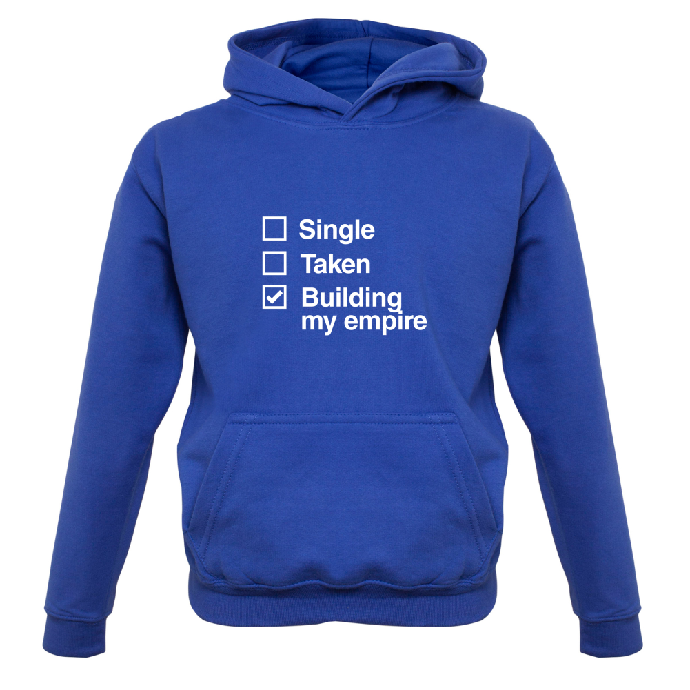 Single Taken Building Empire Kids T Shirt