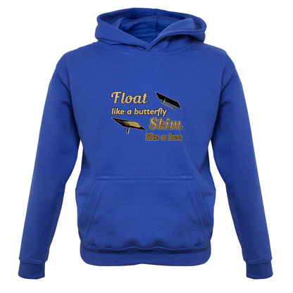 Float Like A Butterfly Skim Like A Bee Kids T Shirt